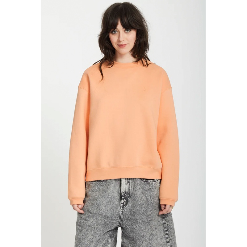 VOLCOM – STONE HEART UP CREW – PALE PEACH