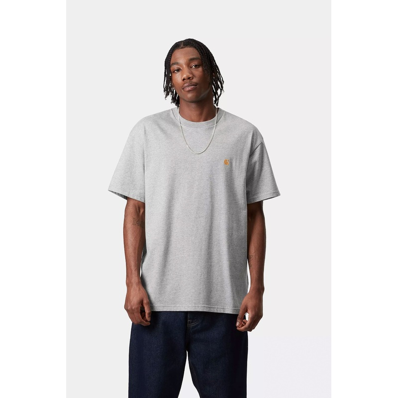 CARHARTT WIP – CHASE T-SHIRT – GREY HEATHER