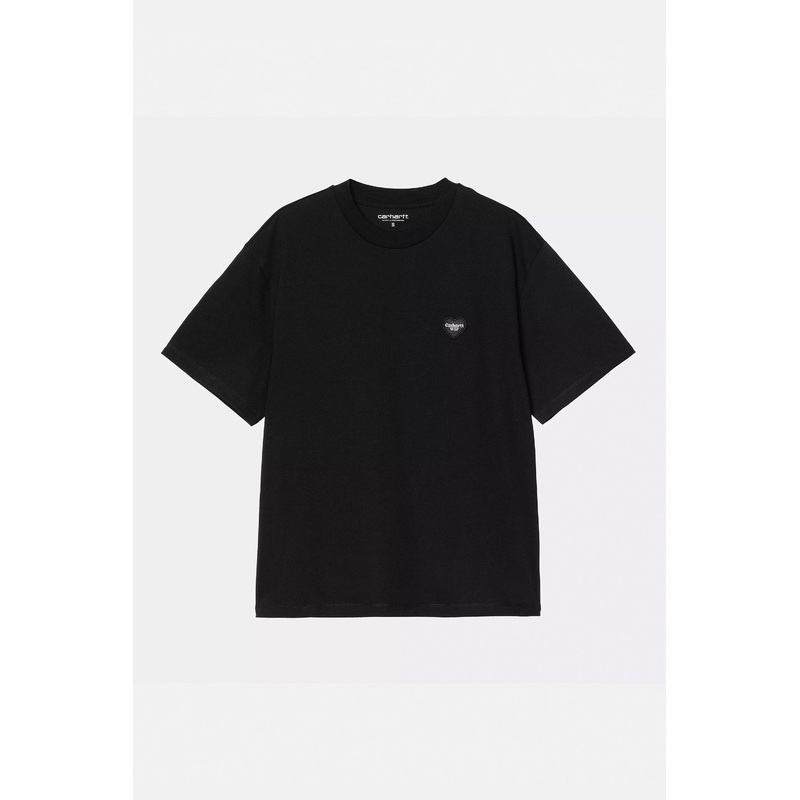 CARHARTT WIP – HEART II HARTT T-SHIRT – BLACK – WOMAN