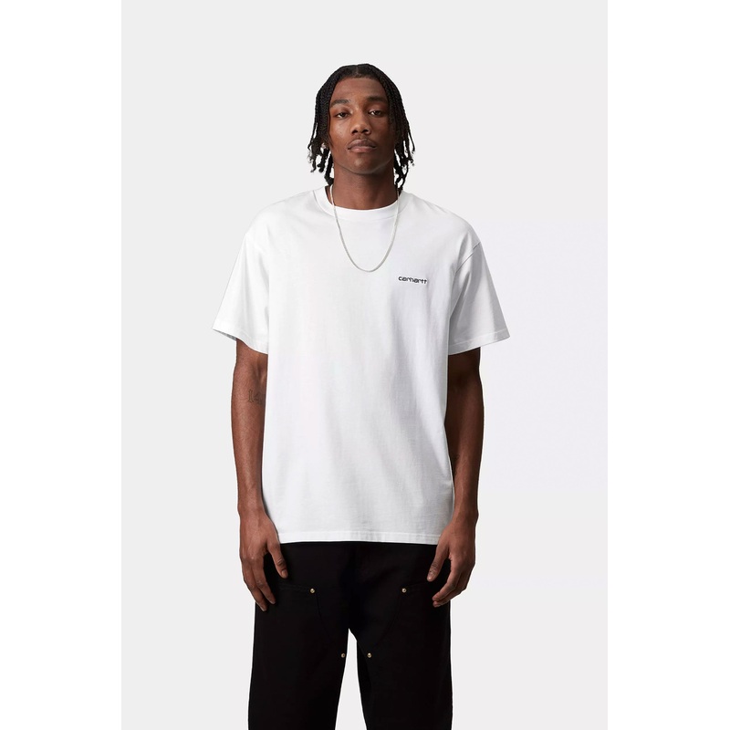CARHARTT WIP – SCRIPT EMBROIDERY T-SHIRT – WHITE