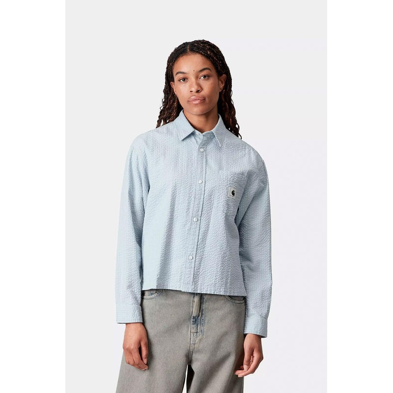 CARHARTT WIP – TOLAND SHIRT – BLUE FOG – WOMAN
