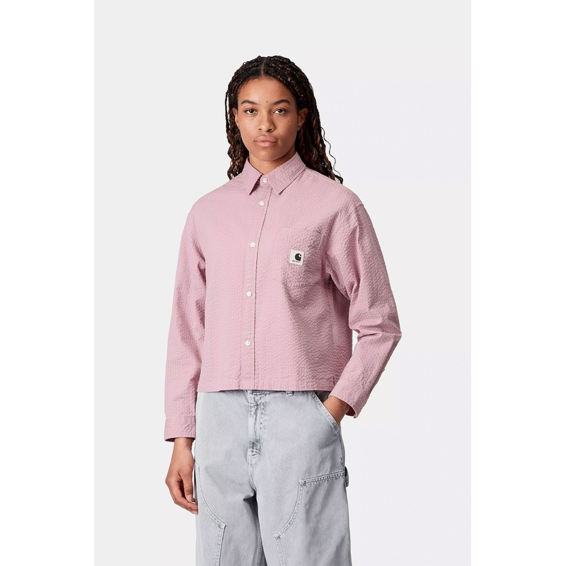 CARHARTT WIP – TOLAND SHIRT – PINK FOG – WOMAN
