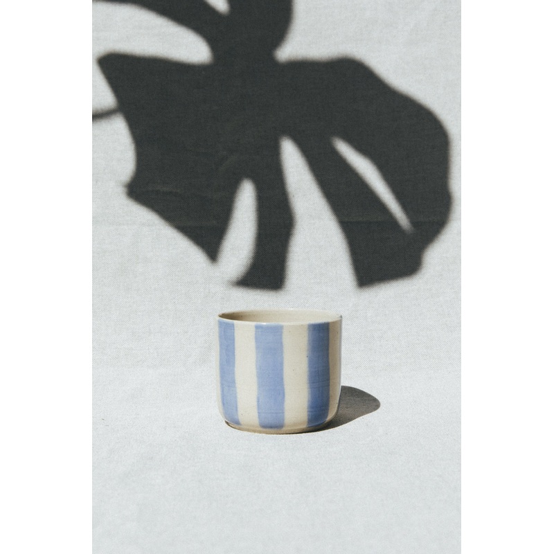 LUZ CERAMICS – BLUE STRIPES CUP