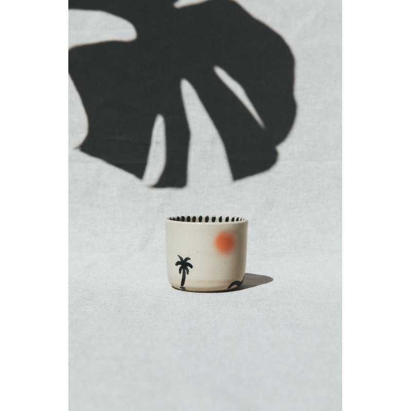 LUZ CERAMICS – ESPRESSO PALMS CUP