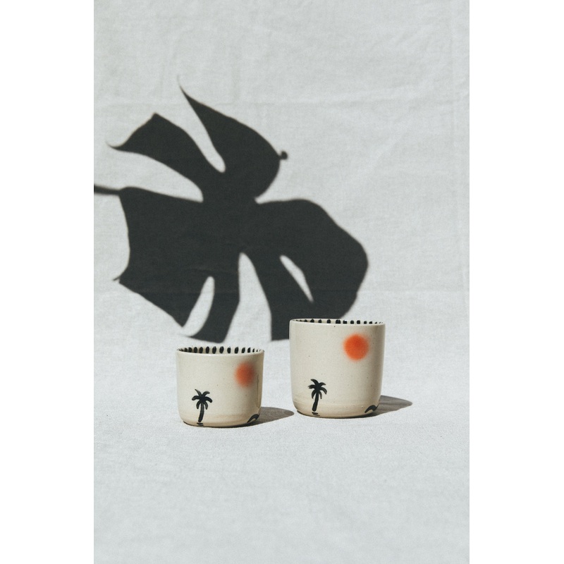 LUZ CERAMICS – PALMS MUG SET – 2 PIECES
