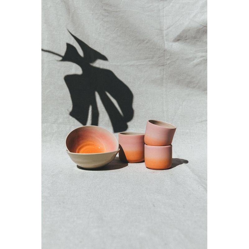 LUZ CERAMICS – SUNSET TABLEWARE SET – 5 PIECES