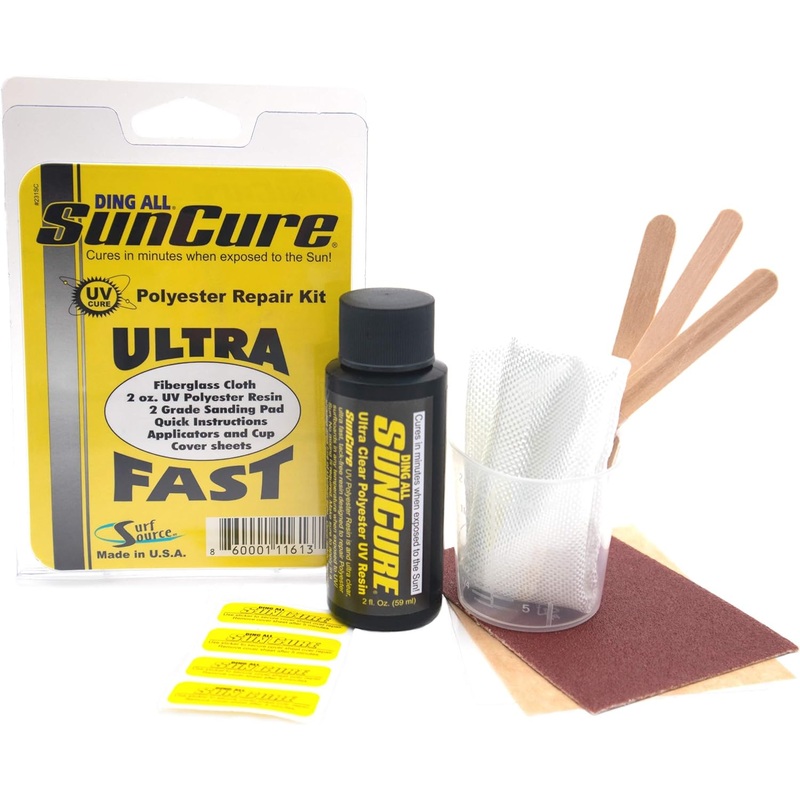 Ding All Sun Cure Polyester Fiberglass Repair Kit 2 oz